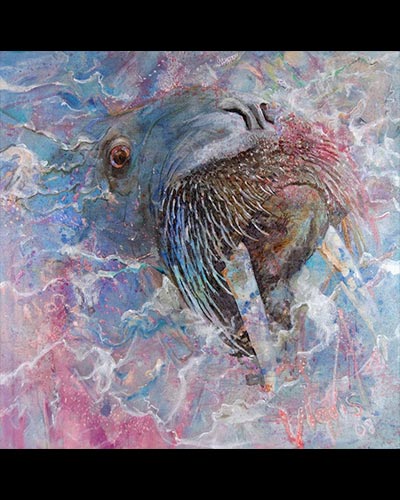 out of breath - acrylique & vernis 