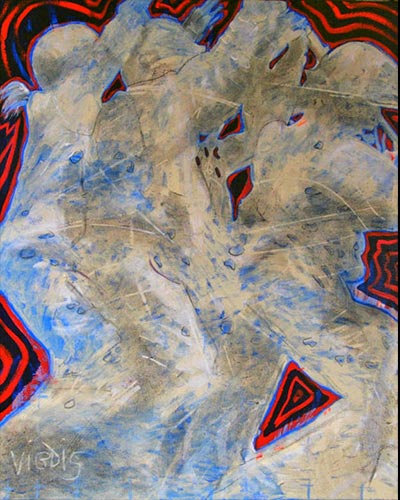 SOLDATS N°21  - acrylique & vernis 