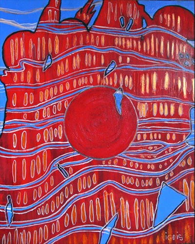 SOLDATS N°22 - acrylique & vernis 