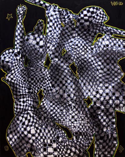 SOLDATS N°12 - acrylique & vernis 