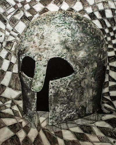 SOLDAT N°13 - acrylique & vernis 