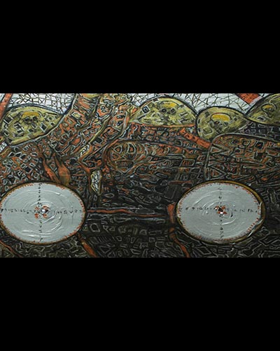 SOLDATS N° 33 - acrylique & vernis 