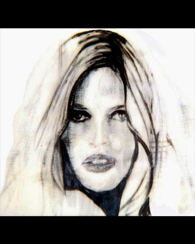 Bardot 3 - acrylique & vernis 