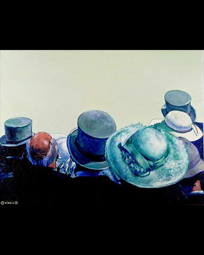 ASCOT - acrylique & vernis 