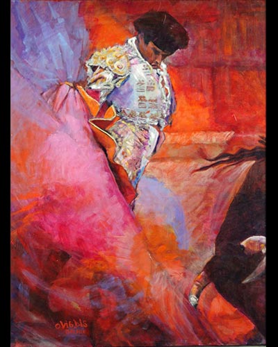 MATADOR - acrylique & vernis 