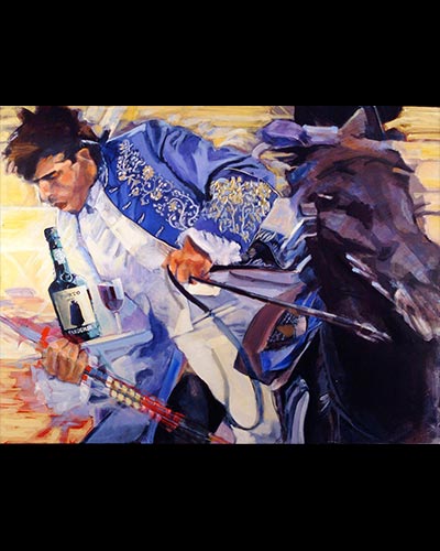 another drink ? - acrylique & vernis 