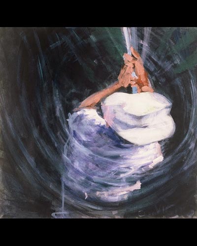 GOLF - acrylique & vernis 