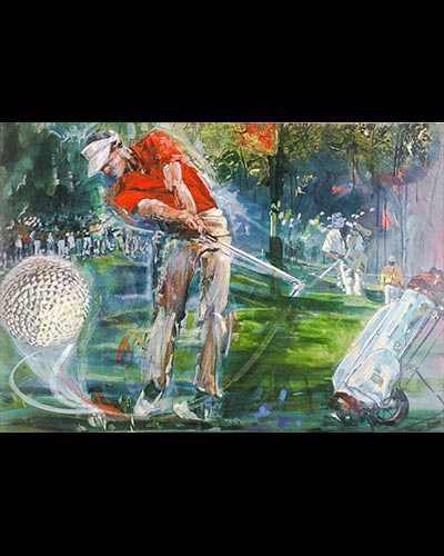 GOLFEUR - acrylique & vernis 