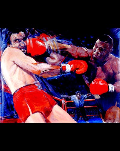 K.O. TYSON - acrylique & vernis 