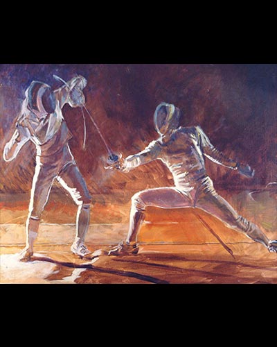 breakthrough  - acrylique & vernis 