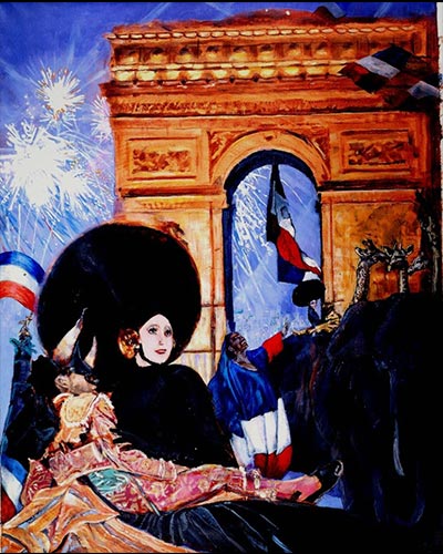 PARIS 1998 - acrylique & vernis 
