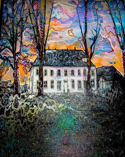 GRAVANE KRISTIANSAND - acrylique & vernis 