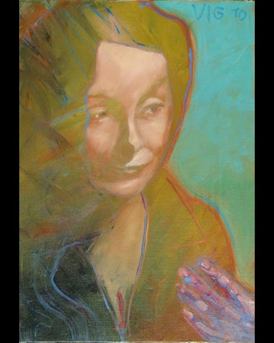 LES JOURS D'ATTENTE - acrylique & vernis 