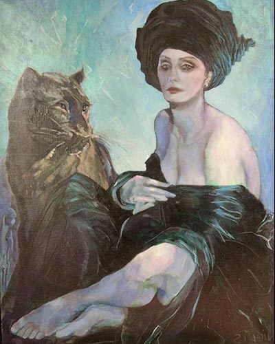 vigdis - acrylique & vernis 