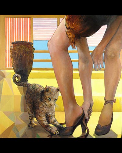 MONTE-CARLO - huile sur acrylique & vernis 