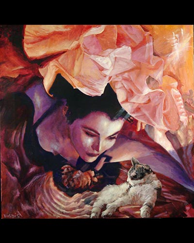 SELFPORTRAIT (1969) - acrylique & vernis 