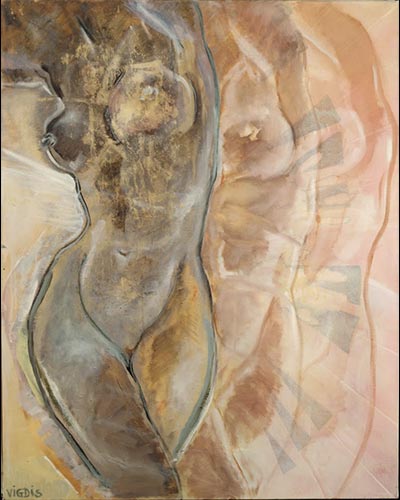 MIRROR - acrylique & vernis 