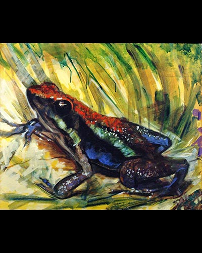 JE PENSE, DONC JE SUIS....français - acrylique & vernis 