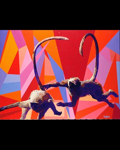 ARABESQUE - acrylique & vernis 