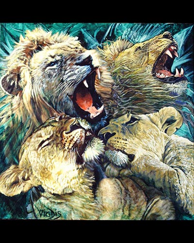 SAVAGE SATISFACTION - acrylique & vernis 