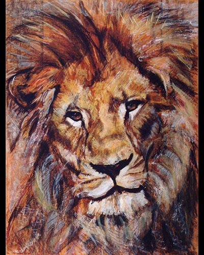 VIEUX et TRISTE et seul - acrylique & vernis 