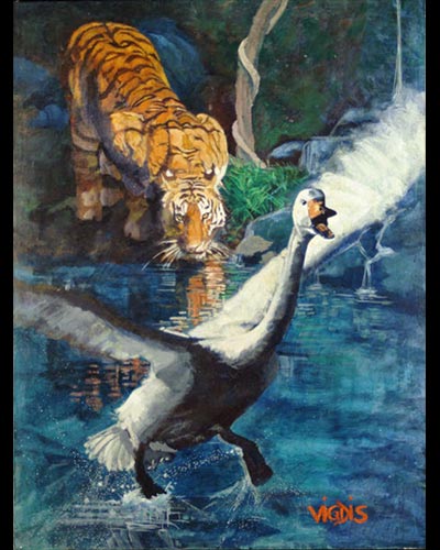 AH, LES HOMMES! - acrylique & vernis 