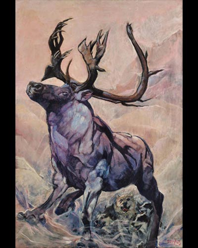 J'AI PEUR DE TOMBER...- acrylique & vernis 