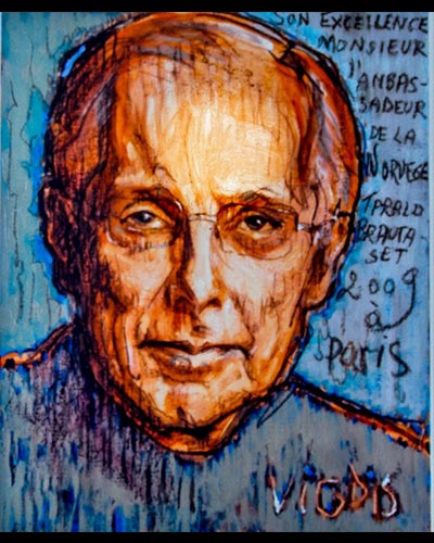 TARALD BRAUTASET - acrylique & vernis 