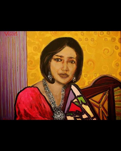 SUMATHI SODHY - acrylique & vernis 