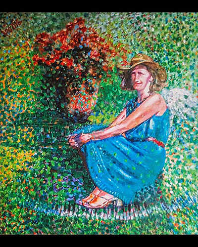 PATRICIA HAWKES - acrylique & vernis 