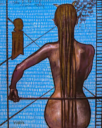 FELICIE BULL - acrylique & vernis 