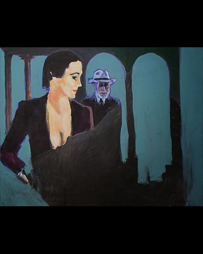 JAMES BOND - acrylique & vernis 