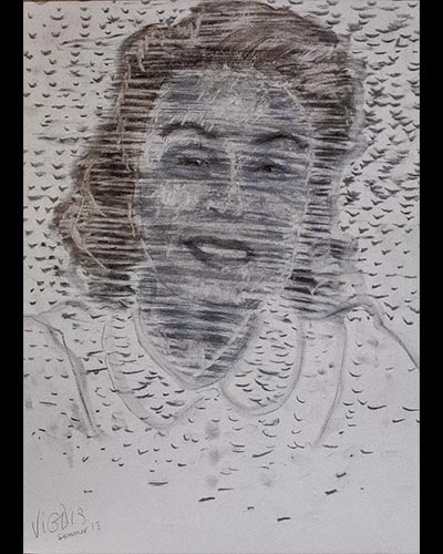 ANDREE AUDI - charbon & gomme & crayon & craie