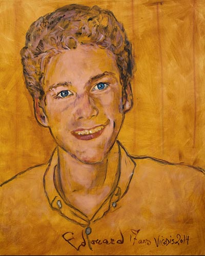 EDOUARD ALLEZ - acrylique & vernis 