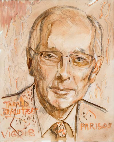 TARALD BRAUTASET - acrylique & vernis 