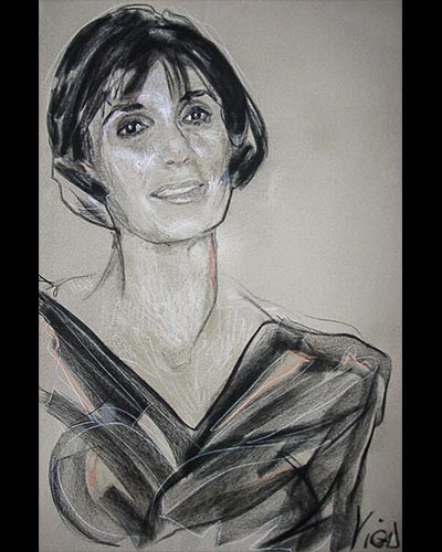 MIRIAM NORDMANN - charbon & craie & acrylique & vernis 