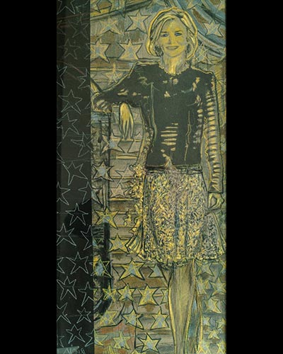 GRETCHEN LEACH - acrylique & vernis 