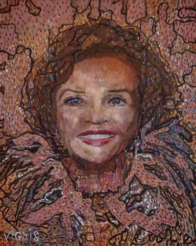 LESLIE CARON - acrylique & vernis 