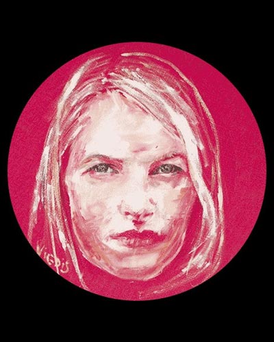 HKH METTE MARIT - acrylique & vernis 