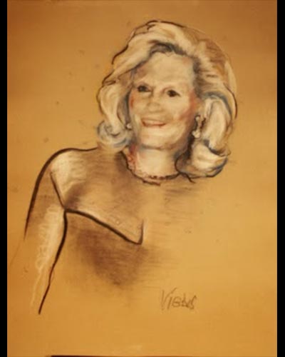 CATHERINE DEEN - acrylique & vernis  & craie blanche