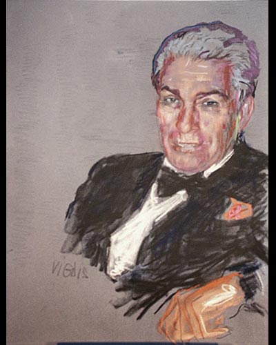 JOHN DEEN - acrylique & vernis  & charbon & craie blanche