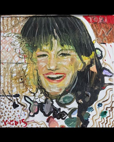 TORI WRAANES - acrylique & vernis 