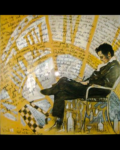 JONAS BJÖRNEBO - acrylique & vernis 