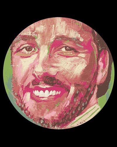 Ben Ari - prince consor - acrylique & vernis 