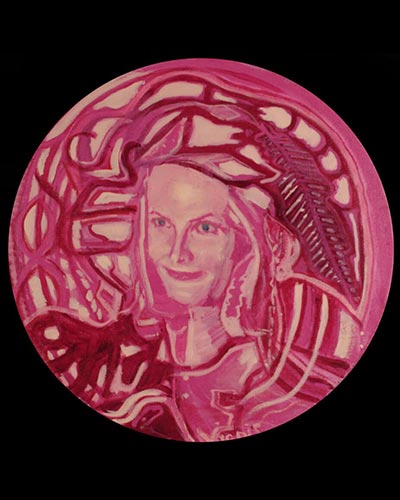 Mätte Marit- Princesse Royale de la Norvège - acrylique & vernis 