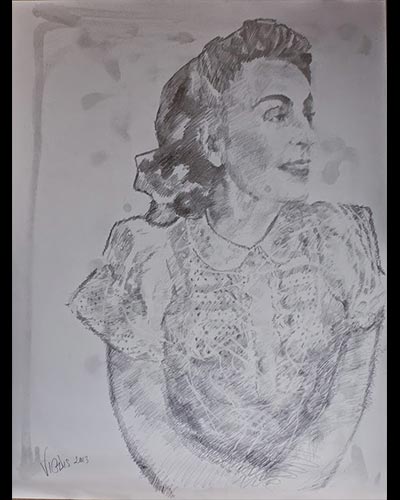 ANDREE AUDI - crayon