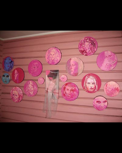 MUR ROYALE A  ANDØYEN - acrylique & vernis 