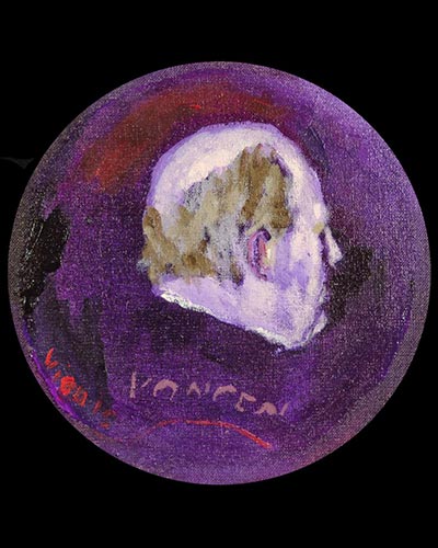 The King - acrylique & vernis 