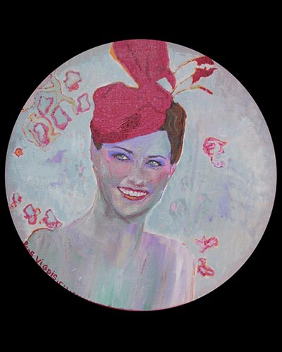 Märta Louise - acrylique & vernis 