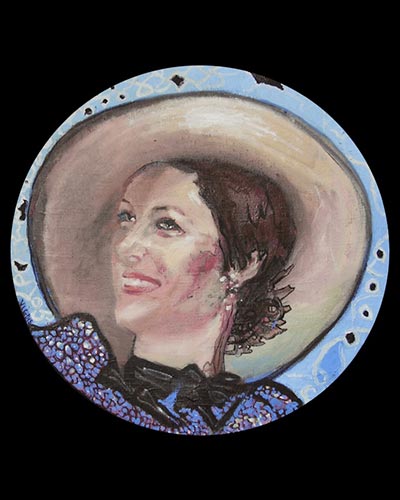 Märta Louise - acrylique & vernis 